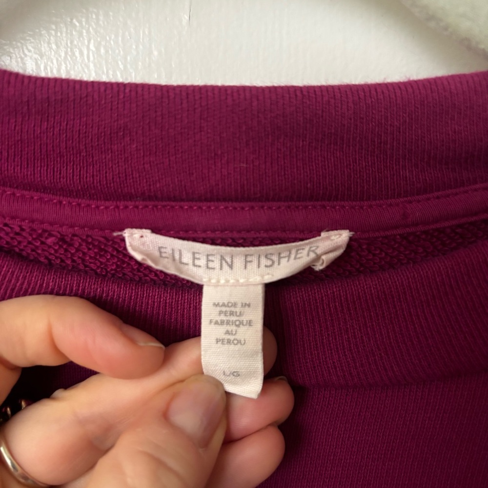 Eileen Fisher Women's Crew Neck Sweatshirt - - Picture 4 of 10